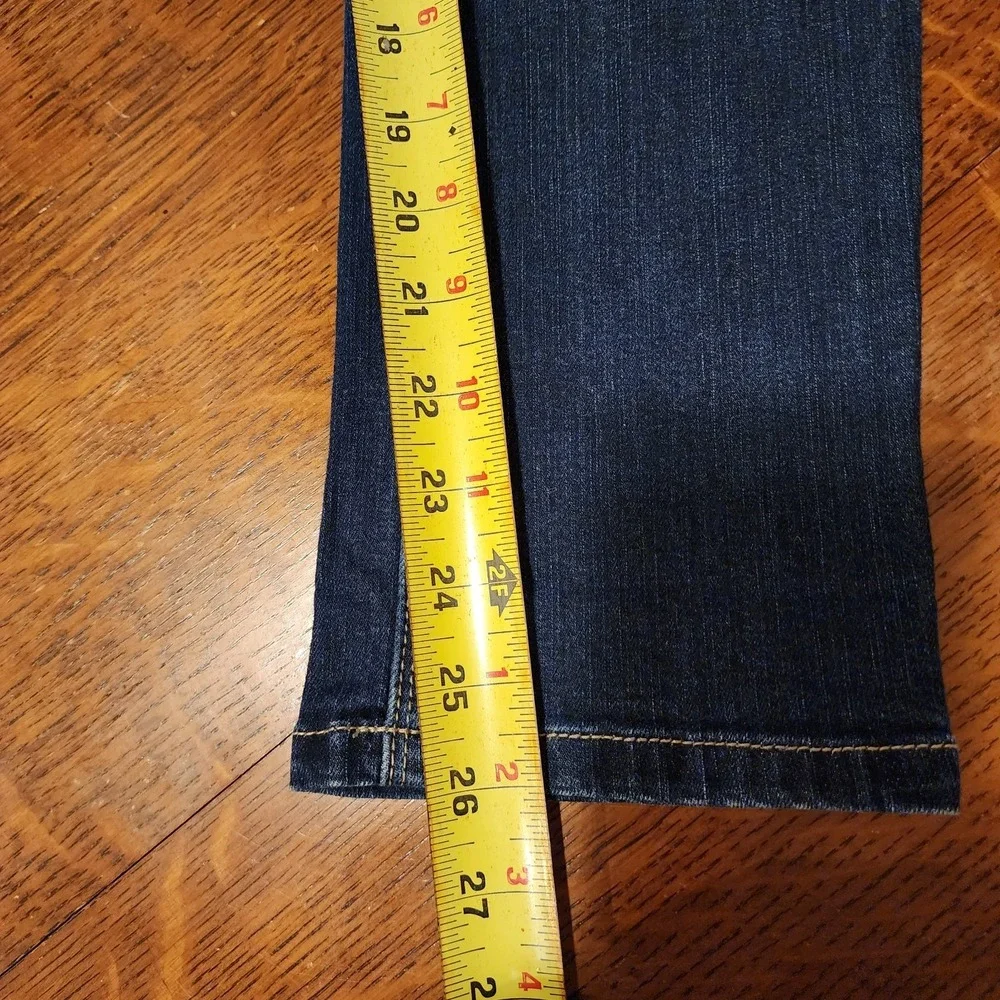 White House Black Market Crop Leg Womens Blue Jeans Size 0 Sophisticated Elevate